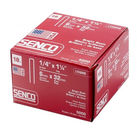 SENCO 18GA X 1/4 CROWN X 1" ** CALL STORE FOR AVAILABILITY AND TO PLACE ORDER ** SENCO 18GA X 1/4 CROWN X 1" ** CALL STORE FOR AVAILABILITY AND TO PLACE ORDER **